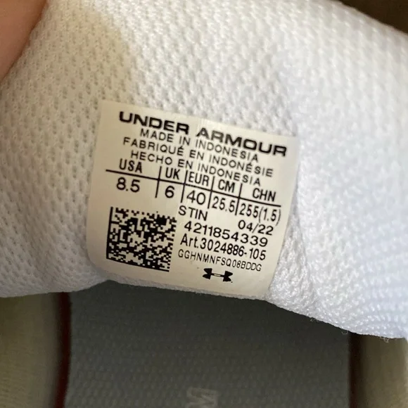 NWOT. Under Armour Charged Impulse sneakers. Size 8.5 - Picture 6 of 7
